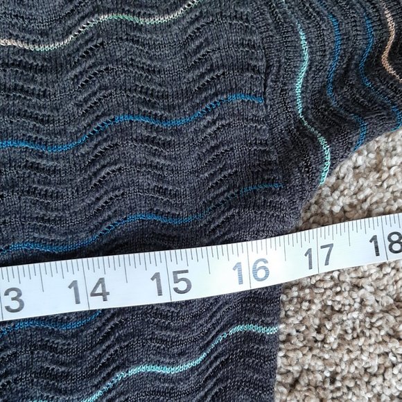 Missoni M Missoni Cowl Neck Wool Blend Knit Sweater Dress SZ 2 - Picture 10 of 11